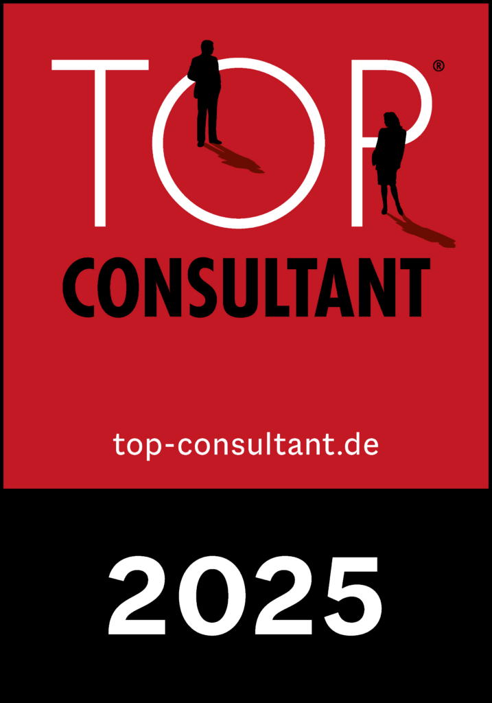 Siegel von compamedia für die Konzept 17 GmbH "TOP CONSULTANT 2025"